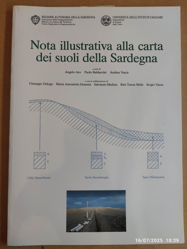 Carta dei suoli della sardegna - carta,