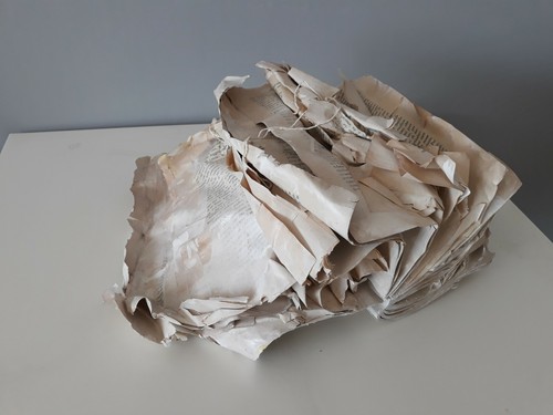 Scultura libro carta - libro,