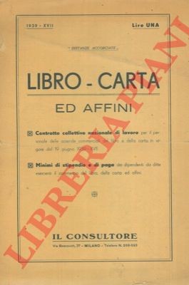 Libro carta ed affini - -,