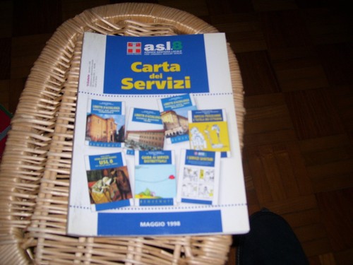 Libro carta dei - carta, servizi