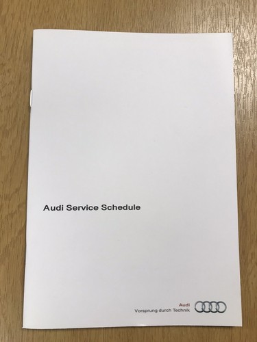 Audi service book originale - book,