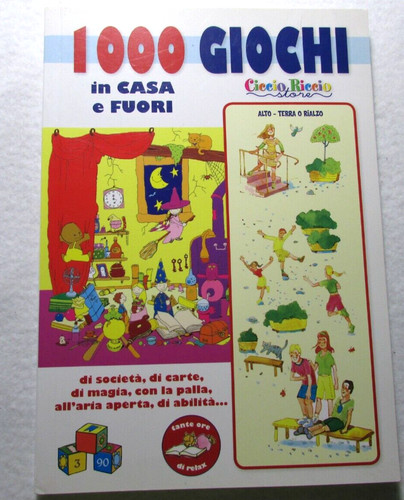 Libro 1000 giochi casa e - giochi, in