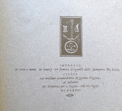 Libro pregio regata - libro, di